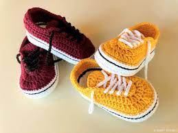 Crochet Vans Style Baby Sneakers Online Sale Up To 60 Off