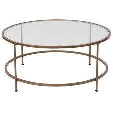 Rattan coffee table in garden & patio furniture sets. Flash Furniture Astoria Collection Glass Coffee Table With Matte Gold Frame The Home Depot Canada