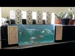 Ukuran kolam ikan minimalis kaca yang satu ini bisa berukuran 1x1x0,5 meter kubik saja. Biaya Pembuatan Kolam Ikan Koi Minimalis Youtube