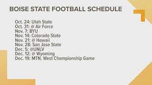 Full boise state broncos schedule for the 2021 season including dates, opponents, game time and game result information. Boise State 2020 Football Schedule Released Youtube