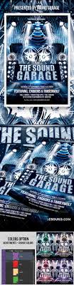 The Sound Garage Party Flyer Garage Party Party Flyer Festival Flyer