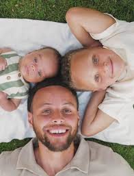 Stephen Curry and Baby Cai 🥹💙