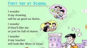 First Day At School Full Explanation With Exercise Class 2nd Ncert English Youtube