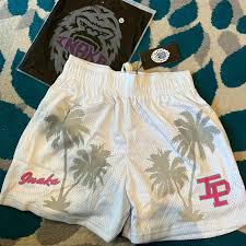 Inaka power Miami shorts Size: Medium Color: white... - Depop