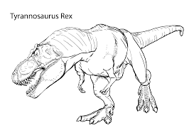 Tyrannosaurus Rex Realistic Coloring Pages For Kids Printable Free Dinosaur Coloring Pages Dinosaur Coloring Animal Coloring Pages