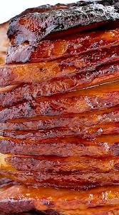 Baked Ham With Pineapple Brown Sugar Glaze Recipe Baked Ham With Pineapple Recipes Ham Recipes Baked