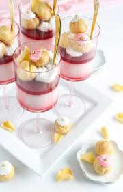 White Rose Tea And Coconut Milk Panna Cotta Creamy Dessert Recipes Sweet Recipes Christmas Food Desserts