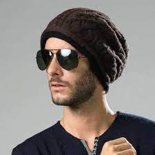Winter Cable Beanie Hat For Men Warm Knit Hats With Ear Flap Hat For Man Warm Knits Beanie Hats