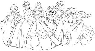 Print coloring of disney and free drawings. Cute Disney Princess Coloring Pages Pdf For Girls Free Coloring Sheets
