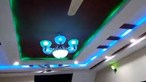 Wall panelling on wall and ceoling with led sgrip lights #makaankogharbanao. Best False Ceiling Led Light Colour Combination Effect Video False Ceiling Design Pop False Ceiling Design Bedroom False Ceiling Design