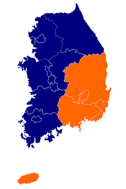 South Korea Religion Map