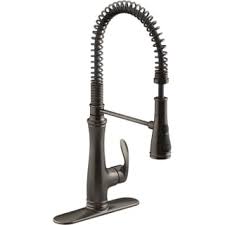 You can then clean or soak the aerator in a 50/50 (vinegar/water) cleaning solution. Kohler K 29106 Cp Polished Chrome Bellera 1 5 Gpm Single Hole Pull Down Pre Rinse Kitchen Faucet With Sweep Spray Boost Spray Docknetik And Masterclean Technologies Faucetdirect Com