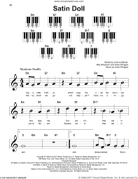 mercer satin doll sheet music for piano solo pdf in 2019