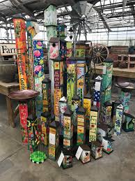 This is the way i used to make wooden peace poles before i switched to stone and metal. Add Year Round Color To Your Garden