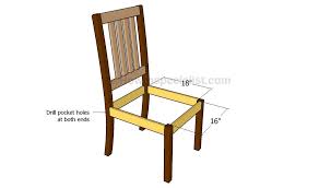 Kitchen Chair Plans Howtospecialist How To Build Step By Step Diy Plans Wooden Kitchen Chairs Kitchen Chairs Diy Wood Projects Furniture