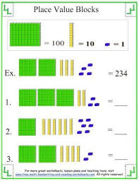 Place Value Blocks Base Ten Worksheets Place Value Blocks Place Values Place Value Worksheets