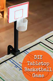 Diy Tabletop Basketball Game Fun Basketball Party Ideas Diy Basketball Basketball Games Basketball Games For Kids