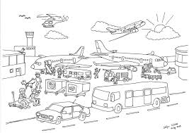 Airport coloring page from airplanes category. Fnaf Coloring Pages Online Airport Coloring Page Wallpapers Coloringpage Airport By Zeichnungen