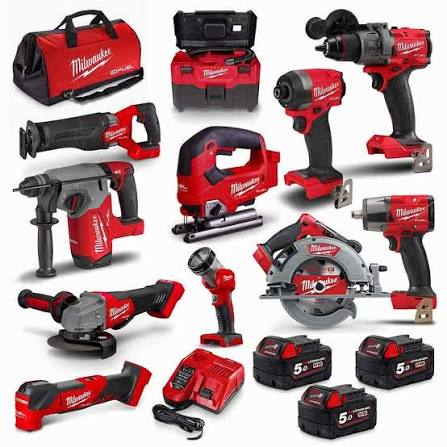 MILWAUKEE 18V FUEL 11 Piece 3 x 5.0Ah Combo Kit Power Pack M18FPP11A3503B | How to Find Legitimate Milwaukee Tool Pallet Sellers and Avoid Scams