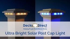 Measure your actual post, and buy the mounting base that will slip right over it. Solar Post Cap Light For 4 Inch Post Sleeves By Ultra Bright Technologies Youtube