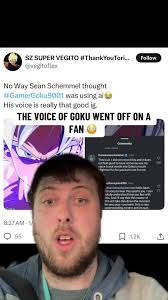 Sean Schimmel Confronts Fan Over AI Goku Voice Misunderstanding