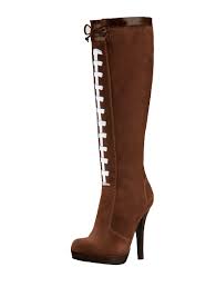 Herstar Pigskin Football Boots High Heel Boots Heels Boots