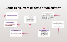 Come Riassumere Testo Argomentativo By Marco Pagan