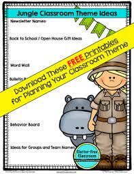 Decorate with jungle and safari themes for birthdays, vacation bible schools, and classrooms. Jungle Safari Themed Classroom Ideas Printable Classroom Decorations Laptrinhx