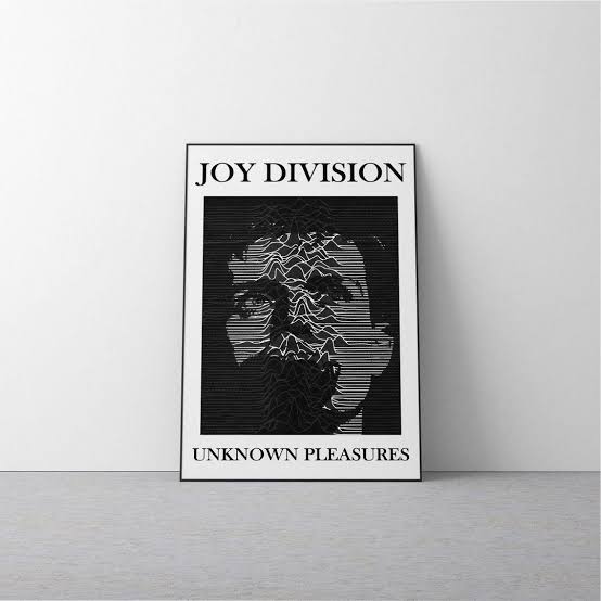 Joy Division Unknown Pleasures Poster | Post Punk Goth Rock Wall Art - Etsy
