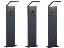 2x wegeleuchten edelstahl mit bewegungsmelder, gartenpfosten sockelleuchte außen. Led Pollerleuchten Mit Bewegungsmelder Kaufland De