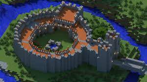 #minecraft circle castle build showcase. 12 Century Shell Castle In Minecraft Album On Imgur
