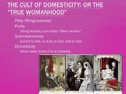 The Cult Of Domesticity Get Out Journal And Textbook Ppt Download