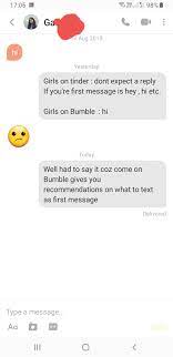 I'm not sure it's feminist as much as it simply reverses gender roles and makes women bumble works like this: Well This Is Bumble Bizz But Still Indian Girls Are The Same Indiangirlsontinder