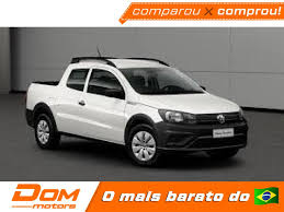 Concorrente direta da fiat strada. Volkswagen Saveiro 1 6 G7 Robust Cabine Dupla Flex Variadas 2021 0km Dom Motors Carro Saojoao