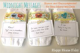 Midnight Messages For New Mommies Free Printable Happy Home Fairy Baby Shower Funny Funny Baby Shower Games Baby Shower Card Message