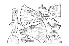 Ideal for short coloring sessions in the car, train or in the couch. Paper Dolls 30 Coloring Page Free Printable Coloring Pages For Kids
