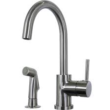Supply lines, soap/lotion dispenser, and deck plate. Bbqguys Signature Series Single Handle Gooseneck Hot Cold Faucet W Side Sprayer Walmart Com Walmart Com