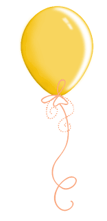 Scrap Aniversari 1 Yellow Balloons Balloons Balloon Clipart