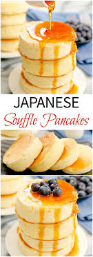 Japanese Souffle Pancakes Recipe Recipes Souffle Pancakes Food