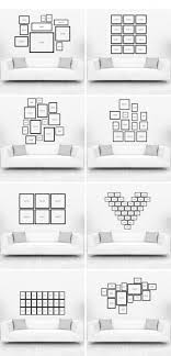 Verschiedene Ideen Fur Eine Kreative Fotowand Wohnzimmer Wand Designs Wanddeko Ideen Wanddekoration Wohnzimmer