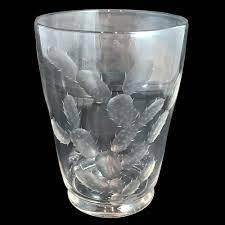 Small garden with miniature cactuse. Art Deco Wheel Cut Glass Vase With Cactus By Keith Murray For Stevens Williams Gm3018 Morgan Strickland Decorative Arts