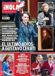 Entradas sobre benito cerati escritas por meverasvolver. Pia Shaw On Twitter Tapa Hola El Ultimo Adios A Cerati El Dolor De Su Madre Lilian Y Sus Hijos Benito Y Lisa Maxima En Bs As Holaarg Http T Co Wiavvikrdj
