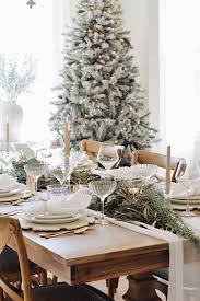 How To Create A Simple Christmas Tablescape Christmas Table Centerpieces Simple Christmas Decor Elegant Christmas Decor