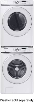 These washer and dryer sets are reliable, but won't break the bank. Samsung 7 5 Cu Ft Stackable Electric Dryer With Sensor Dry White Dve45t6000w Best Buy
