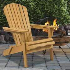 Best Choice Products Outdoor Adirondack Wood Chair Foldable Patio Lawn Deck Garden Furniture Walmart Com Wood Adirondack Chairs Patio Deck Furniture Outdoor Chairs