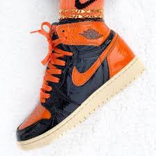 Men Air Jordan 1 Retro High Og Shattered Backboard 3 0 555088 028 Orange Black In 2020 Jordan Shoes Girls Jordans Girls Hype Shoes
