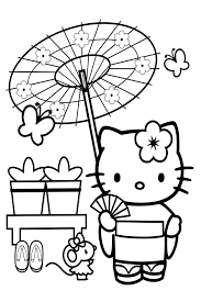 A large version of the printable hello kitty coloring sheets will open in a new window. Hello Kitty Coloring Pages Overview With A Lot Of Kitties