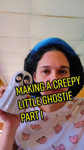 Part 1 of making a creepy little #halloween #ghost from #dollartree  #spookyseason #series #clay #art #craft #diy #halloween