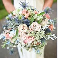 Fall wedding bouquets with blue thistle. Blue Thistle Wedding Bouquet Off 73 Buy