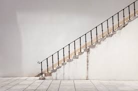 Typical height for half walls are usually 36 but if it's around stairs instead of railing it might be 42. Understanding The Geometry Of A Comfortable Staircase Practical Architecture